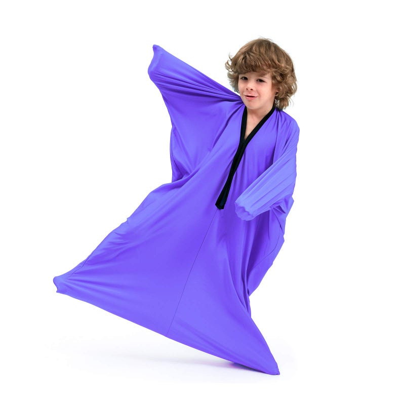 SANHO Sensory Sock Body Sock Perfect for Children with Sensory Processing Disorder Updated Version Purple Small